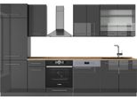 Vicco Cucina Componibile Fame-Line, 300 Cm , Pl Rovere, Antracite Lucido/Antracite