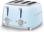 Smeg Tostapane 50'S Style Pollici“ Azzurro Lucido 4X4 Pollici“ TSF03PBEU