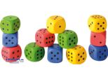 Eduplay 130286 Cubo Da 4 Cm, 4 X 4 X 4 Cm, 12 Pezzi (Colore Casuale, 1 Set)