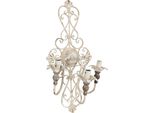 Clayre & Eef Applique 40X29X70 Cm Bianco Ferro