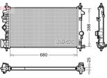 Denso DRM20109 - Radiatore Oe 1300291, Raffreddamento Motore Per Malibu (V300), Insignia A (G09)