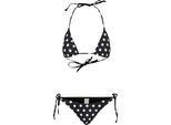 Urban Classics Donna - Bikini Da Bagno Polkadots Nero - Xl