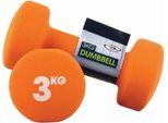Fitness Mad - Set Di Manubri (Confezione Da 2) CS1073 (3 Kg) (Arancione)