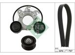Ina 529 0552 10 Set Di Cinghie Trapezoidali Dentate Per Opel Grandland X (A18)