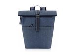 Reisenthel Zainetto Zaino Con Scomparto Per Laptop Rolltop Backpack 22L Herringbone Dark Blue Blu Scuro