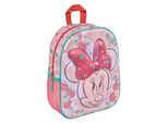 Zaino Per Bambini Disney Minnie Mouse 3D - Zaino Per La Scuola Con Ampio Scomparto Principale E Chiusura A Zip