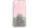 Wozinsky Star Glitter Custodia Cover Samsung Galaxy S21+ 5G (S21 Plus 5G) Rosa