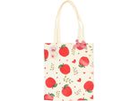Something Different - Borsa A Tracolla, Mela, Tessuto Misto Poliestere-Cotone SD9833 (Taglia Unica) (Bianco/Rosso)