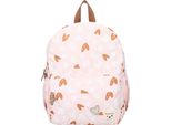 Zaino Vadobag Torino Loving Days Con Una Simpatica Stampa A Cuore All-Over Rosa Taglia Unica