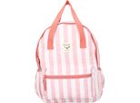 Zaino Vadobag Lille Stripe Frenzy Con Divertente Stampa A Righe All-Over Rosa Taglia Unica