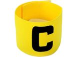 Fascia Da Braccio Da Capitano - Giallo - Fascia Da Braccio Sportiva - Elastico - Esercizio - Adulti - 1 Pezzo