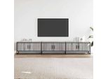 Syfax™ Mobile Tv Grigio Sonoma 240X35X41 Cm In Legno Multistrato