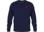 Arsenal Fc - Felpa Da Uomo Con Collante GF1289 (Xl) (Blu Navy Scuro)