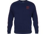 Fc Barcelona - Felpa Da Uomo Con Collante GF1293 (Xxl) (Blu Marino Scuro)