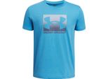 Under Armour - Maglietta Da Bambino, Manica Corta GT11519 (128) (Blu)