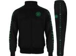 Celtic Fc - Tuta Da Ginnastica Per Ragazzi, Con Legami GF1322 (134) (Nero)