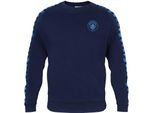 Manchester City Fc - Felpa Da Uomo, Con Collante GF1317 (Xxl) (Blu Marino Scuro)