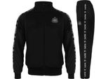 Newcastle United Fc - Tuta Da Ginnastica Da Uomo, Con Legatura GF1318 (M) (Nero)