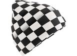 Beechfield - Berretto Per Uomo/Donna Unisex BC6863 (Taglia Unica) (Nero/Bianco Morbido)