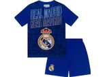 Real Madrid Cf - Pigiama Con Pantaloncini "Mbappe 10"" Per Bambino GF1304 (122) (Blu)"