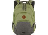 Travelite Zaino Per Il Tempo Libero Zaino Con Scomparto Per Laptop Basic Melange Backpack 22L Green / Grey Verde Grigio