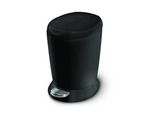 Simplehuman Cestino Rotondo A Pedale Da 6 Litri, Plastica Nera - 8,6X8,6X63,5 Cm; CW1319