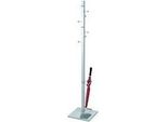 Kerkmann Appendiabiti Slimline, 8 Ganci, Alluminio Argento