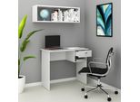 Vicco Scrivania Colin, 90 X 50 Cm, Bianco