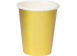 Bicchieri Di Carta Metallizzati Color Oro 350 Ml - 8 Pezzi