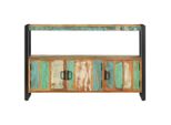 Syfax™ Credenza 120X30X75 Cm In Legno Massello Di Recupero