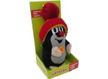 Figura In Peluche Della Piccola Talpa Con Suono, Berretto Rosso E Giallo, 20 Cm