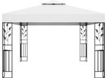Padiglione Con Doppio Tetto 3X4 M Bianco