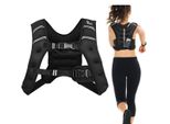 Gilet Per Pesi Costway, Gilet Da Allenamento Con Strisce Riflettenti E Cinghie Regolabili, Gilet Fitness Per Allenamento Di Forza, Corsa, Fitness, Costruzione Muscolare