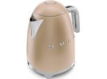 SMEG Wasserkocher KLF03CHMEU, beige (champagner), B:22,3cm H:28cm T:17,1cm, Wasserkocher