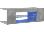 Mobile Tv Con Luci Led Grigio Cemento 90X39X30 Cm