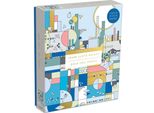 Galison Metallic Puzzle Di Frank Lloyd Wright: Città Sul Mare 1000 Pezzi