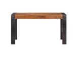 Vidaxl Tavolo Da Pranzo 140X70X76 Cm Legno Massiccio Di Mango Grezzo