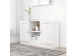 Vidaxl Credenza Bianca 120X30,5X70 Cm Materiale A Base Di Legno