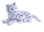 Wild Republic 19402 Tigre Bianca Con Bambino 30 Cm Animali Selvatici Peluche Peluche