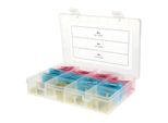 Ks-Tools Assortimento Di Connettori Termoretraibili 970.0790, Connettori Termoretraibili In Custodia Di Plastica - 200 Pezzi