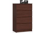 Comò K60 Venge Con 4 Cassetti - Elegante E Funzionale Per La Tua Casa