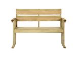 Syfax™ Panca Da Giardino 121 Cm In Legno Di Pino Impregnato