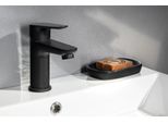 Aqualine Lotta - Miscelatore Per Lavabo, Nero Opaco LT602B