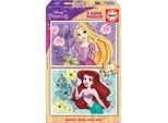 Puzzle Educa Rapunzel E Ariel Principessa Disney (50 Pezzi)