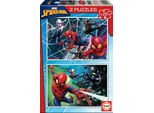 Educa Borras - Puzzle Marvel Spiderman 2X100 ElementóW - Oficjalny Produkt Premium
