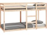 Vidaxl Letto A Castello 75X190 Cm In Legno Di Pino Massiccio