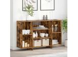 Vidaxl Credenza Rovere Fumé 120X30X75 Cm Materiale A Base Di Legno