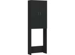 Vidaxl Armadio Per Lavatrice Nero 64X25,5X190 Cm