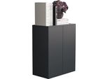 Cassettiere E Credenze Dalosa Antracite A. 73 X L. 60 X P. 32 Cm