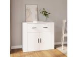 Vidaxl Credenza Bianca 80X33X70 Cm Materiale A Base Di Legno